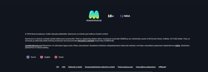 mammona kasino kokemuksia lisenssi