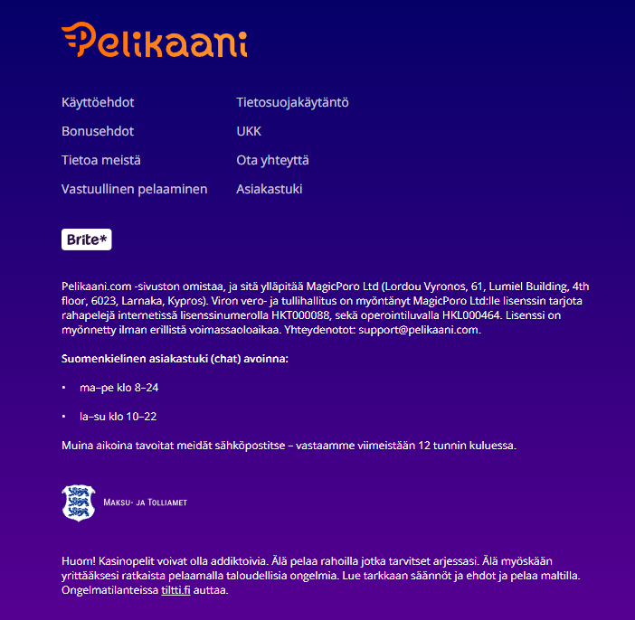 pelikaani kokemuksia lisenssi