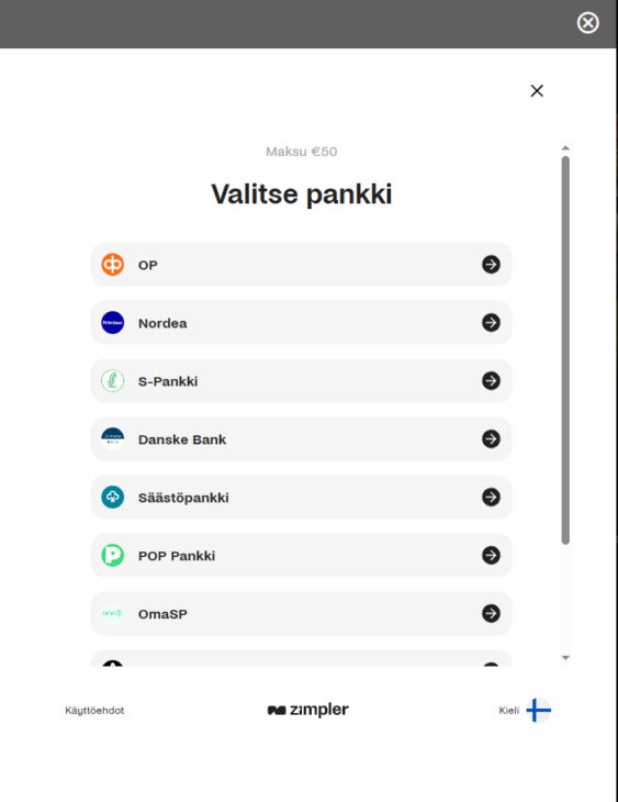 trivelabet maksut