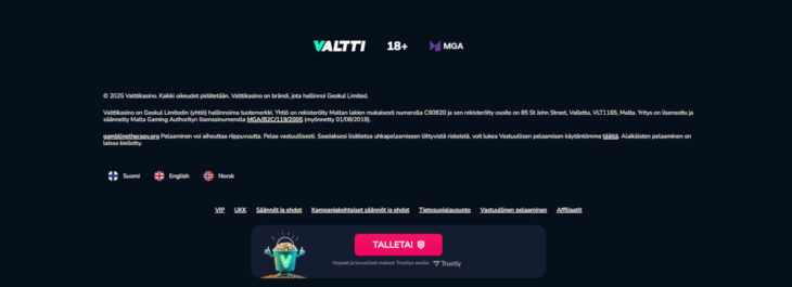 valtti kasino kokemuksia lisenssi