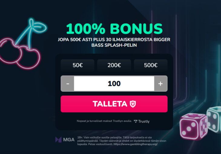 valtti kasino tervetuliaisbonus
