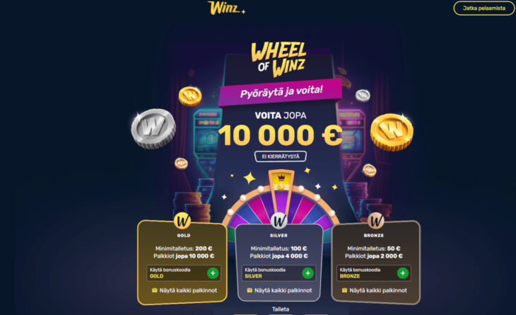 winz tervetuliaisbonus