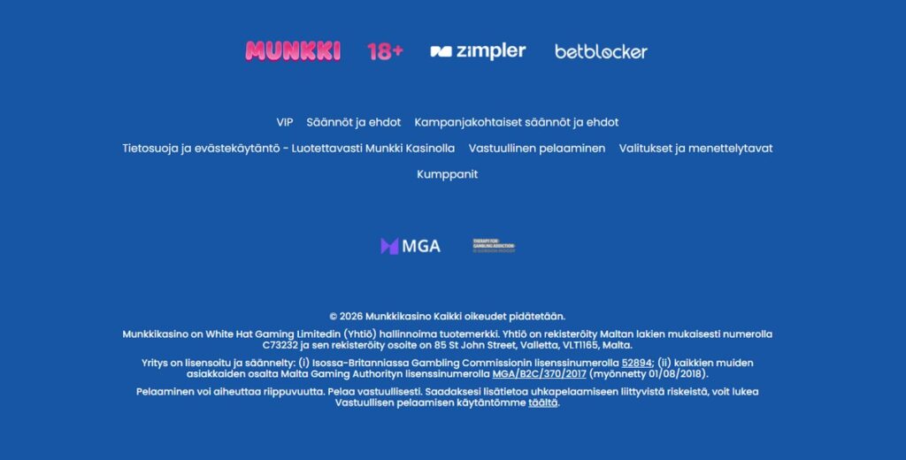 munkki kasino turvallinen