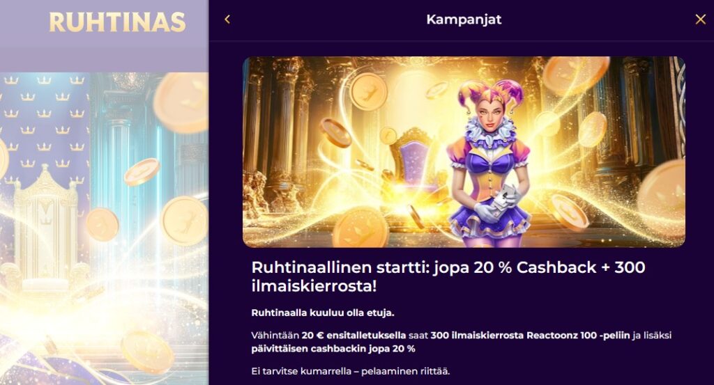 ruhtinas bonus