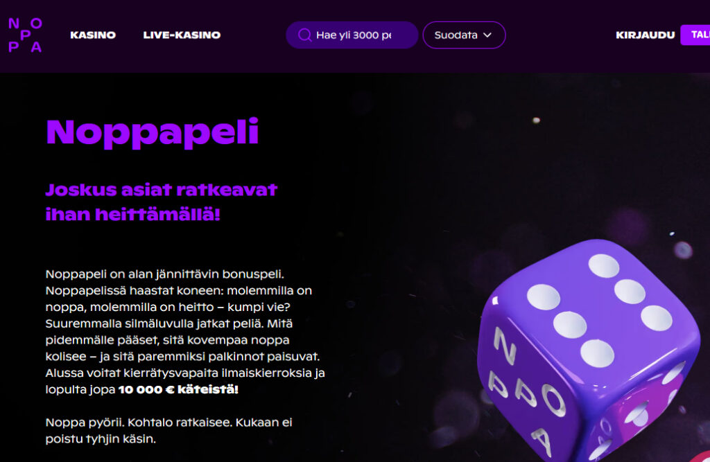 noppa casino bonus